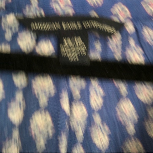 American Eagle Bohemian Flare Sleeve Blouse - Picture 5 of 10